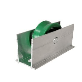 Source Manufacturers Direct Sales of Aluminum Alloy Door and Window Accessories Roller Aluminum Green Single Wheel