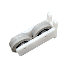 Aluminum Alloy Door and Window Accessories Professional Manufacturer Plastic Roller Double Wheel White