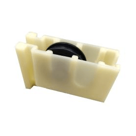 Factory Direct Sales Aluminum Alloy Door and Window Accessories Foreign Trade Export Plastic Transparent Yellow