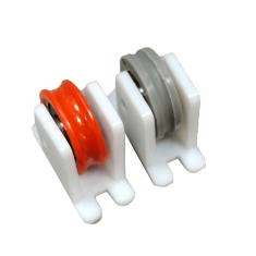 Factory Direct Sales of Aluminum Alloy Door and Window Accessories for Export, Plastic Single Wheel