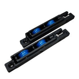 Professional Aluminum Alloy Door and Window Accessories Roller Double Wheel Plastic European Style