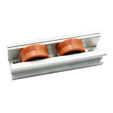 Professional Foreign Trade Aluminum Alloy Door and Window Accessories Roller Red Double Wheel