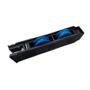 Source Manufacturer Aluminum Alloy Door and Window Accessories Roller Plastic New Blue Double Whee