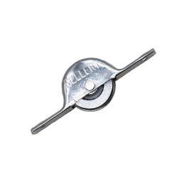 Professional Export of Aluminum Alloy Door and Window Accessories Iron Roller Abalone Iron Wheel