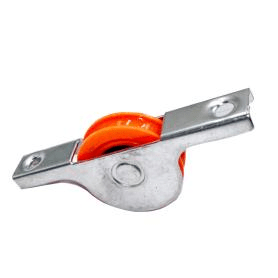 Professional Export of Aluminum Alloy Door and Window Accessories Iron Roller Abalone Orange Plastic Wheel
