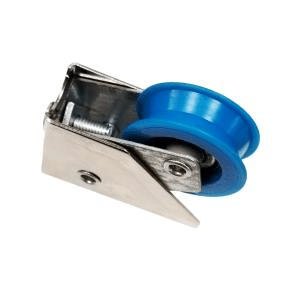 Source Manufacturer Specializing in the Export of Aluminum Alloy Door and Window Accessories Iron Roller Blue Single Wheel