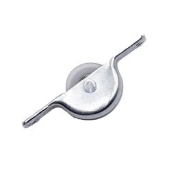 Manufacturers Direct Sales of Aluminum Alloy Door and Window Accessories Iron Roller Abalone Wheel Plastic Wheel White