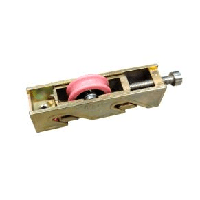 Foreign Trade Export Aluminum Alloy Door and Window Accessories Iron Roller Pink Wheel