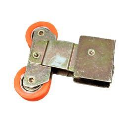 Foreign Trade Export Aluminum Alloy Door and Window Accessories Iron Roller Orange Double Wheel
