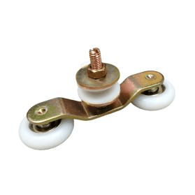 Aluminum Alloy Door and Window Accessories Iron Roller White Triangular Wheel for Export