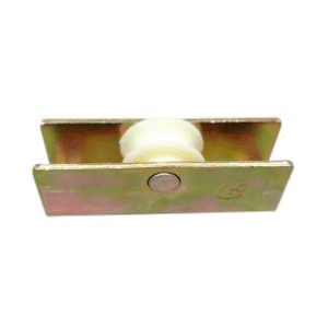 Source Manufacturer Aluminum Alloy Door and Window Accessories Iron Roller White Single Wheel Simple U Groove