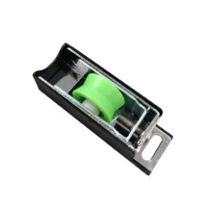 Plastic Nylon-Iron Aluminum Alloy Door and Window Roller Green Single Wheel
