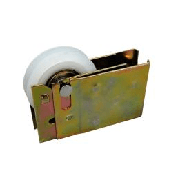 Foreign Trade Export Source Manufacturer Aluminum Alloy Door and Window Accessories Iron Roller Plated White Wheel